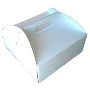 Karton do tortu biały (A015) 30 x 30 x 12 cm﻿