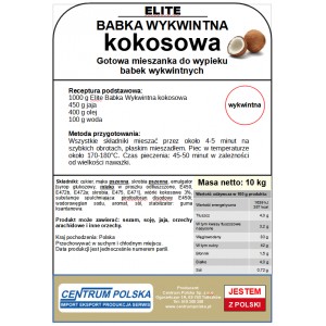 BABKA WYKWINTNA KOKOSOWA 10 kg