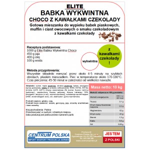 BABKA WYKWINTNA CHOCO z kawałkami pomarańczy 10 kg