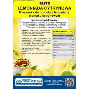 Lemoniady cytrynowa